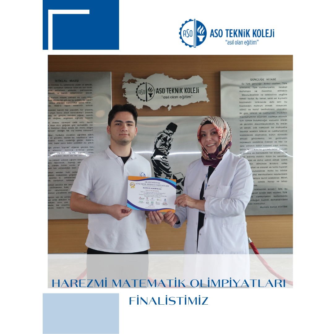 HAREZMİ MATEMATİK OLİMPİYATLARI FİNALİSTİMİZ