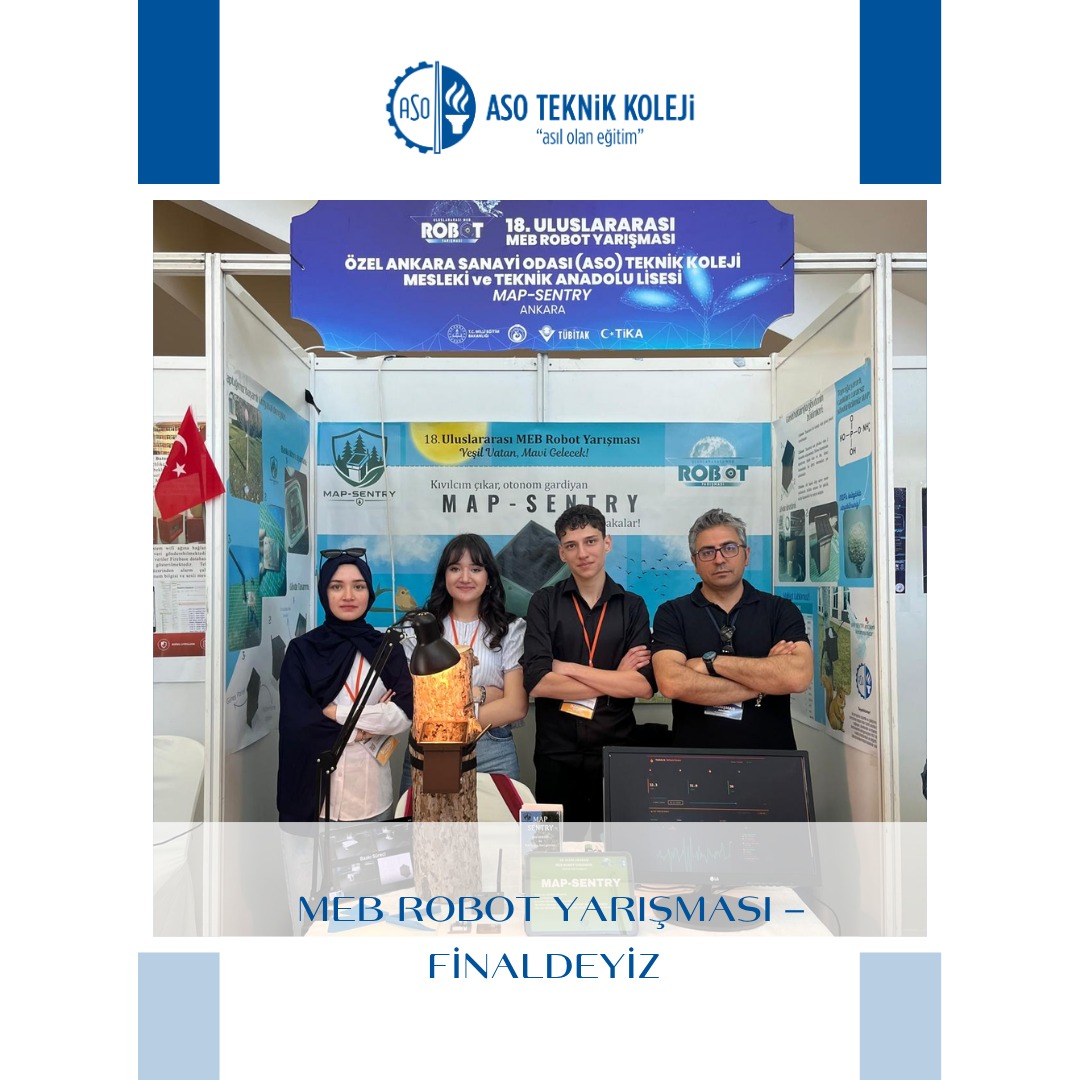 MEB ROBOT YARIŞMASI – FİNALDEYİZ