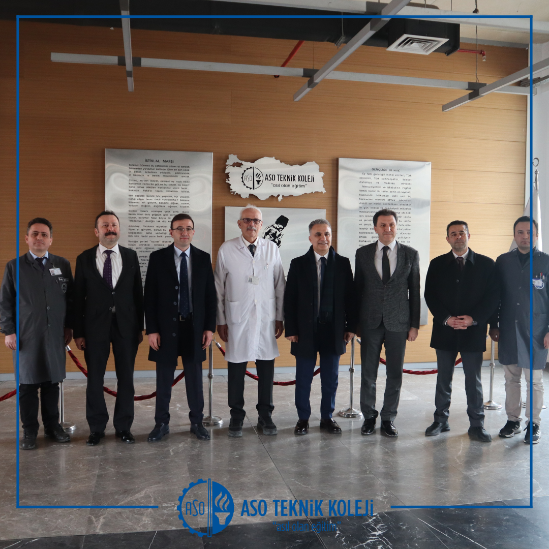 ANKARA VALİ YARDIMCI İLE SANAYİ VE TEKNOLOJİ İL MÜDÜRÜ OKULUMUZU ZİYARET ETTİ