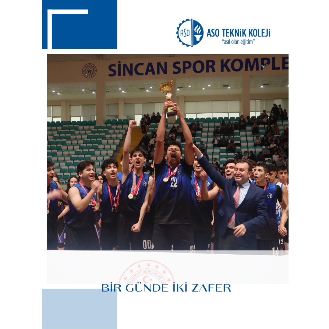 ASO Teknik Koleji Öğrencilerinden Çifte Şampiyonluk