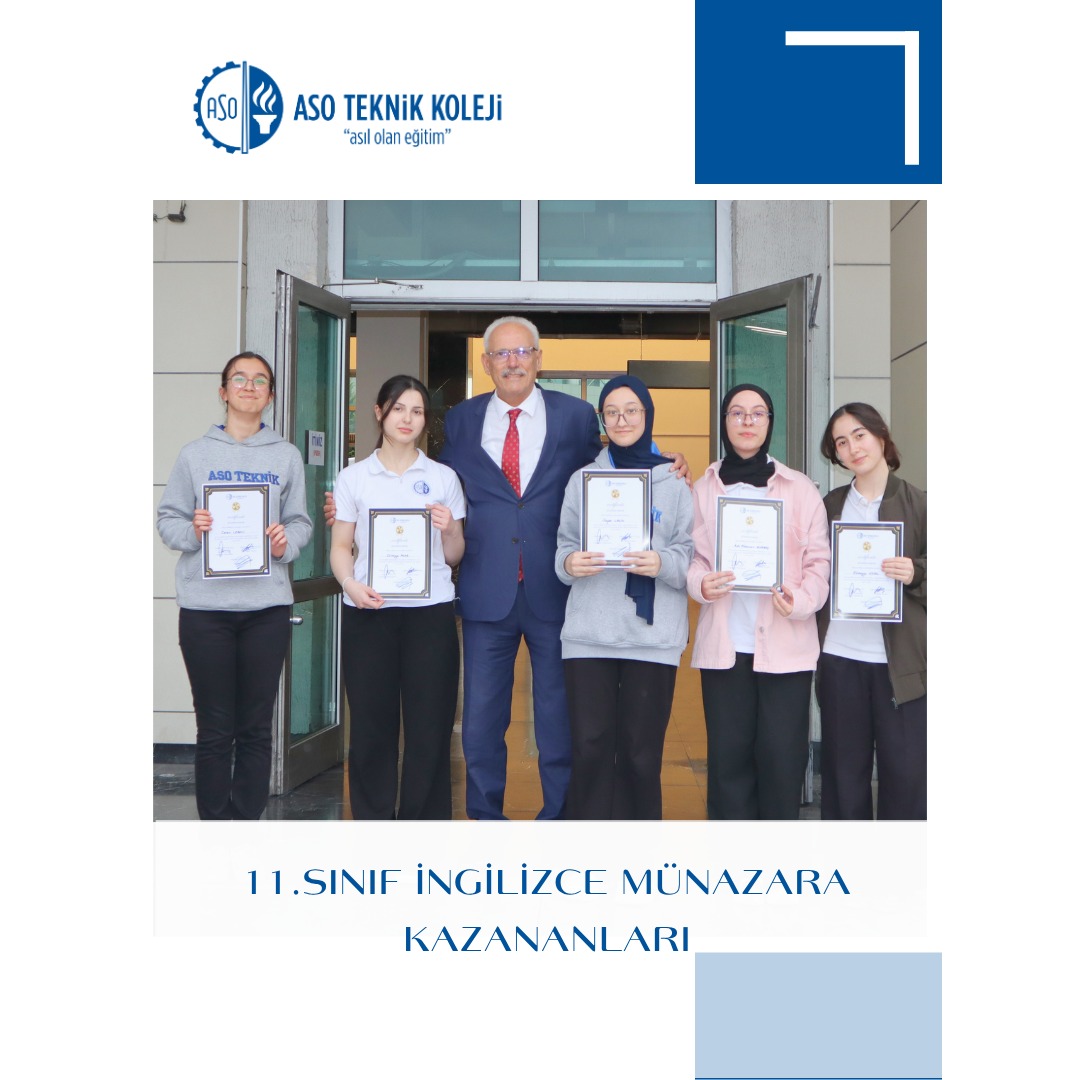 ASO Teknik Koleji’nde İngilizce Münazara 